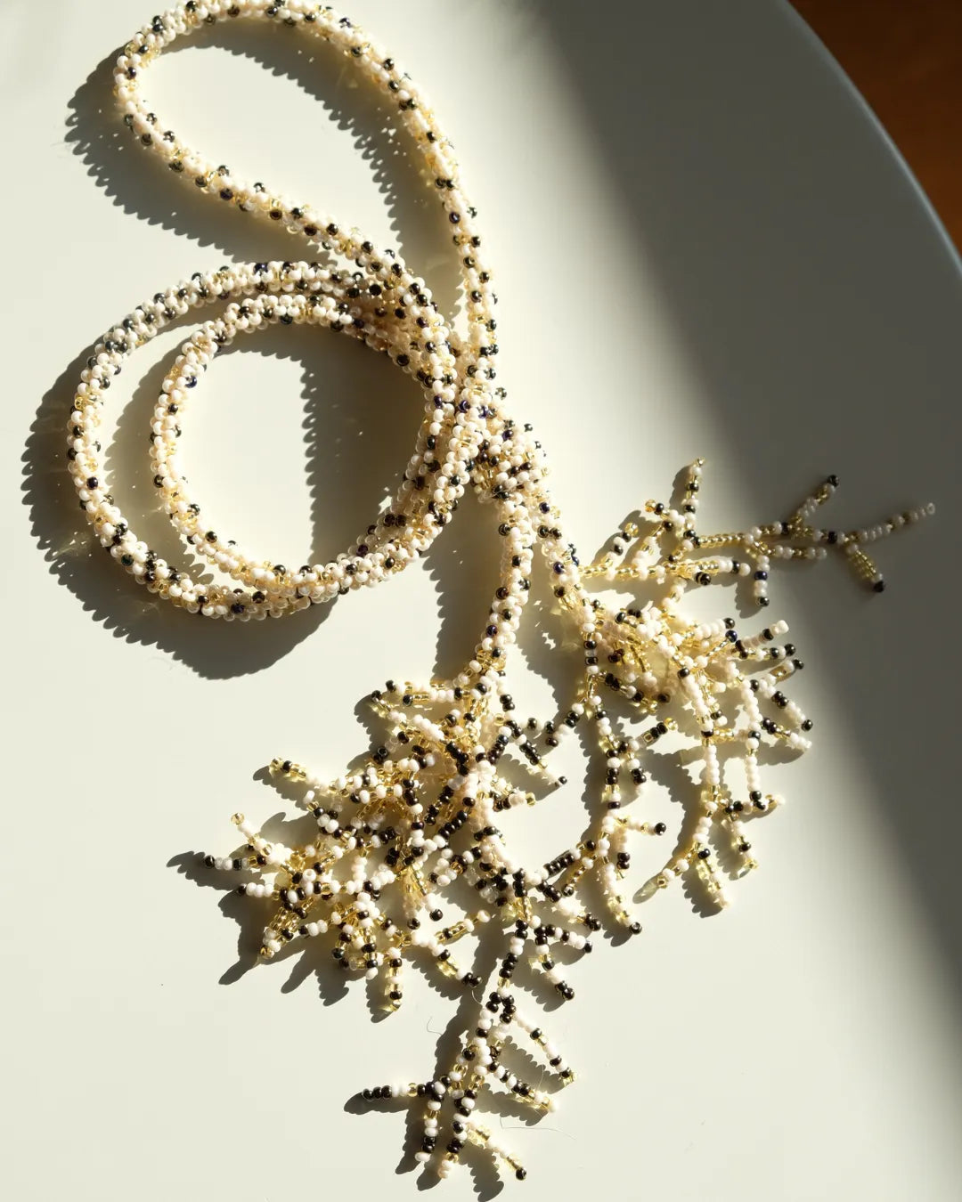 Mara Necklace | Beige - Cōper Shop