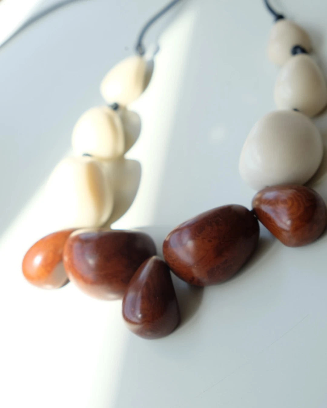 MARINA NECKLACE HONEY AMBER - Cōper Shop
