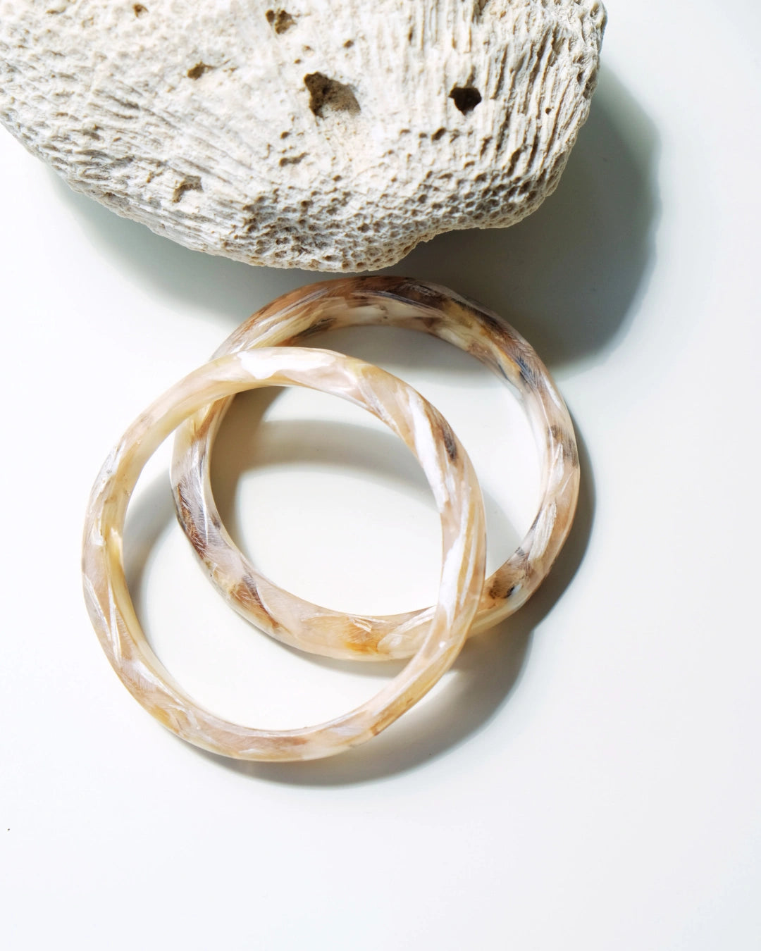 Mencia Bracelet (Set of 2) | Camel