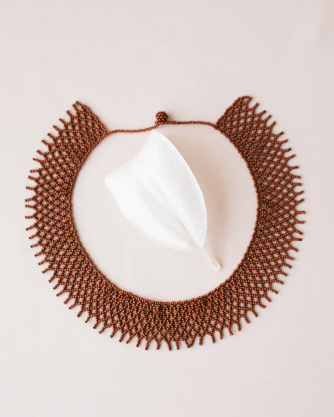 Leticia Necklace | Burgundy