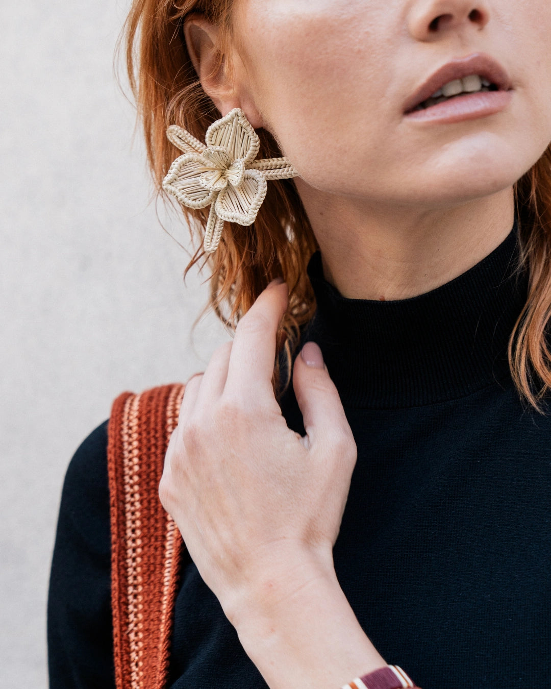 Orquidea Earring | Beige