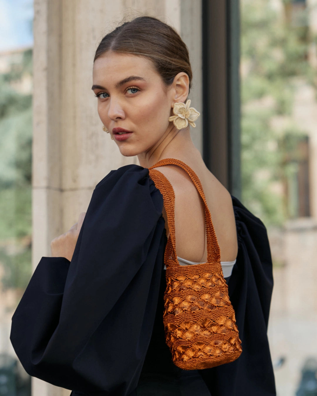 Orquidea Earring | Beige