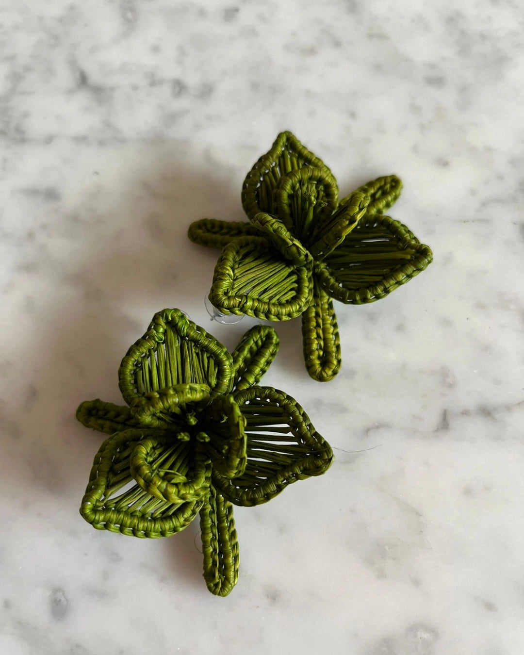 Orquidea Earring | Olive Green