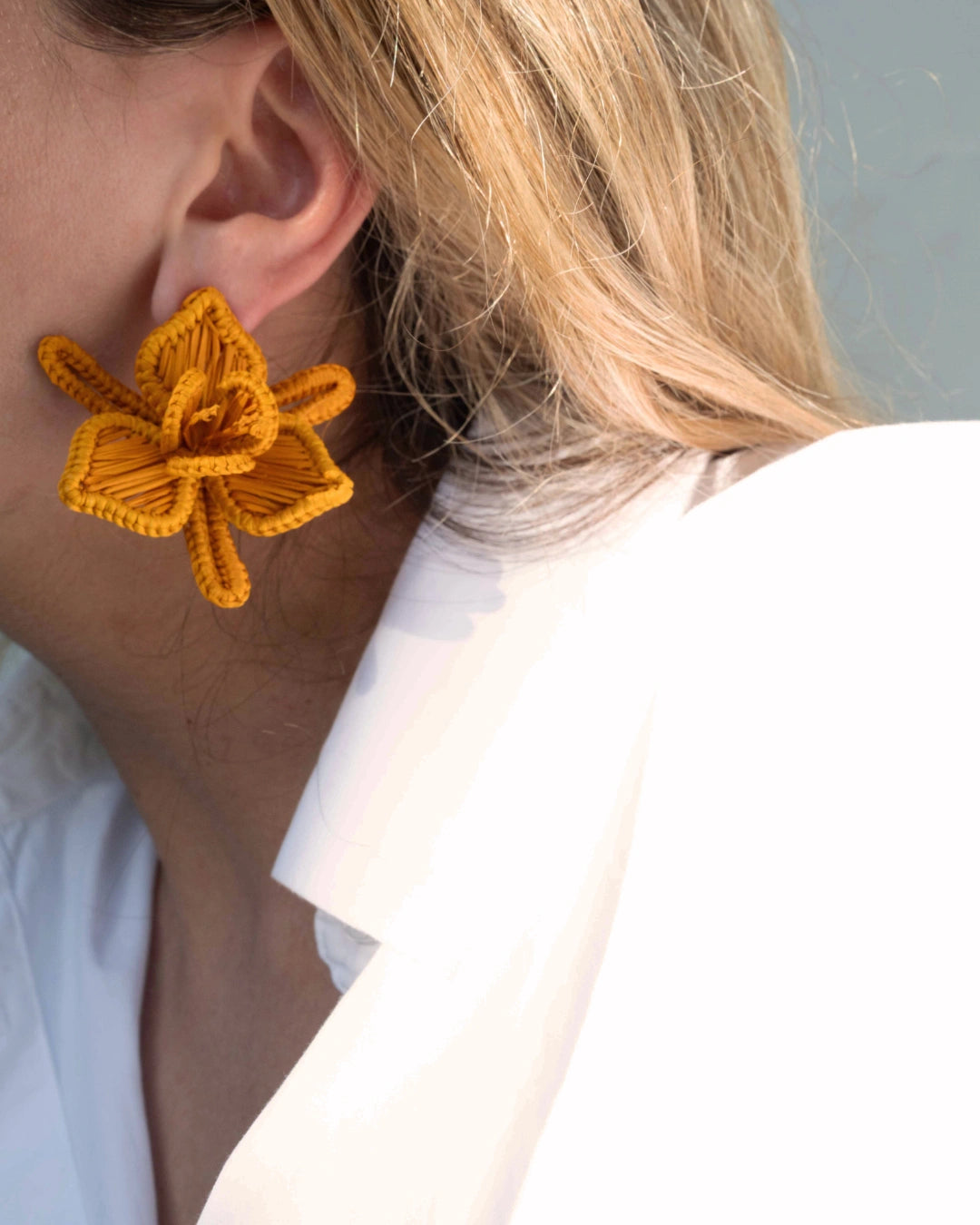 Orquidea Earring | Mustard
