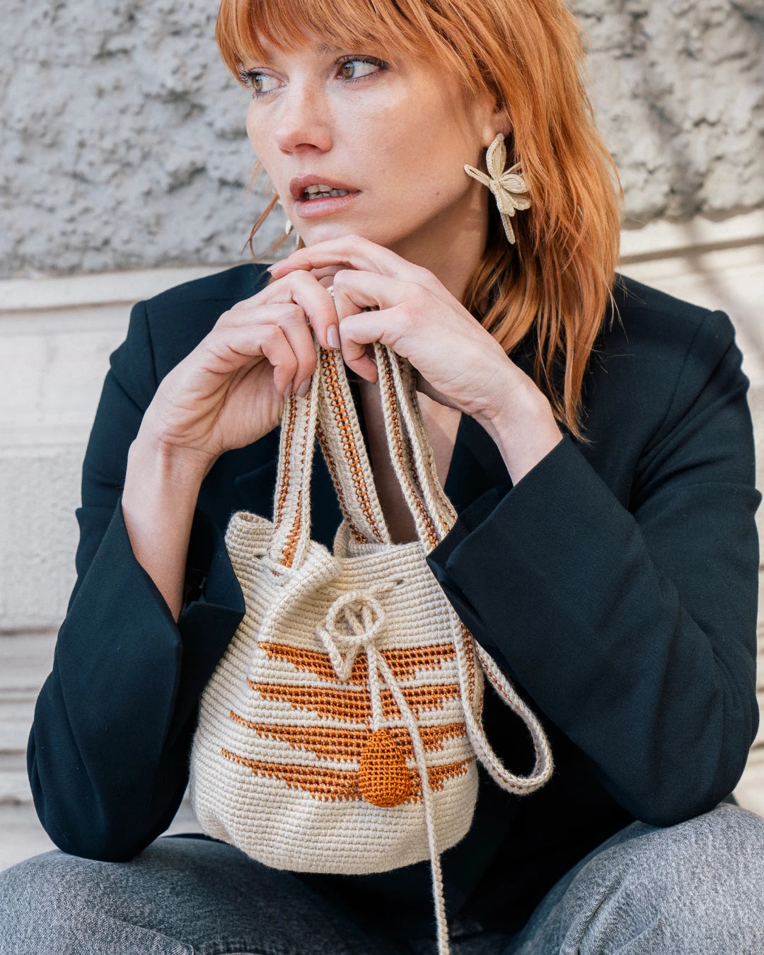 Sari Bucket Bag | Beige