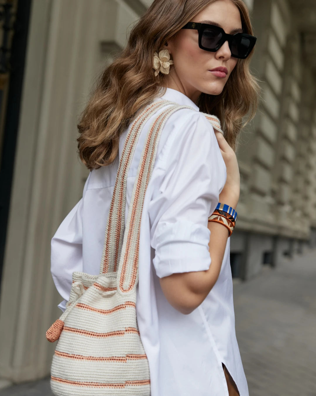 Viola Bucket Bag | Beige