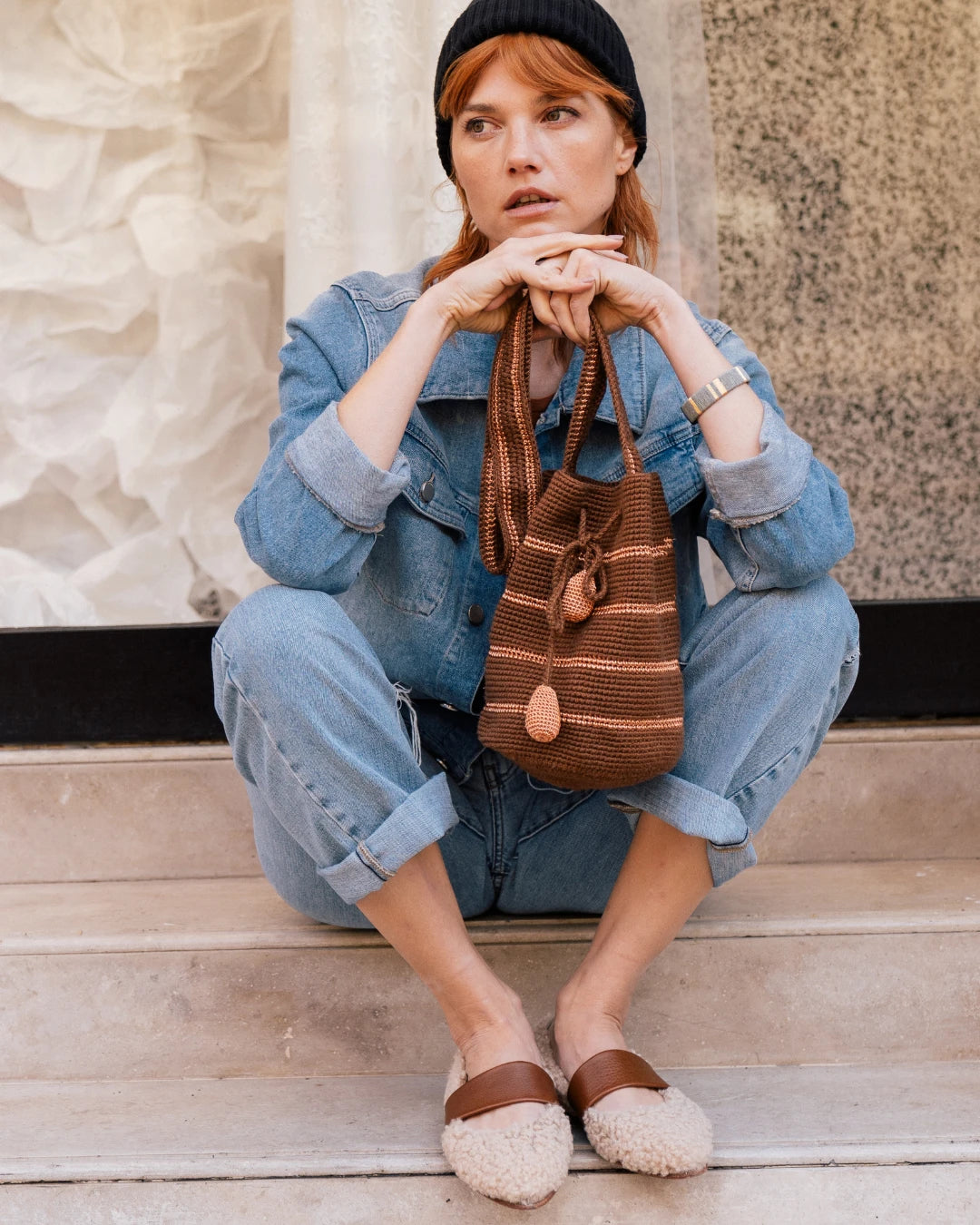 Viola Bucket Bag | Brown