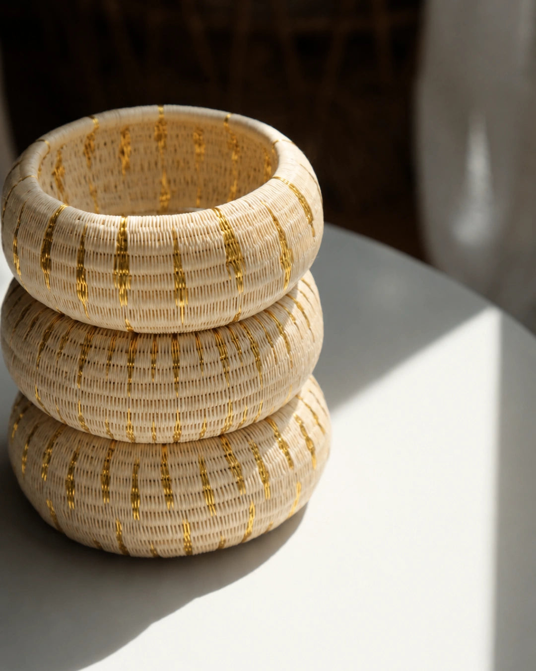 Franca Werregue Fiber Bracelet – Gold - Cōper Shop