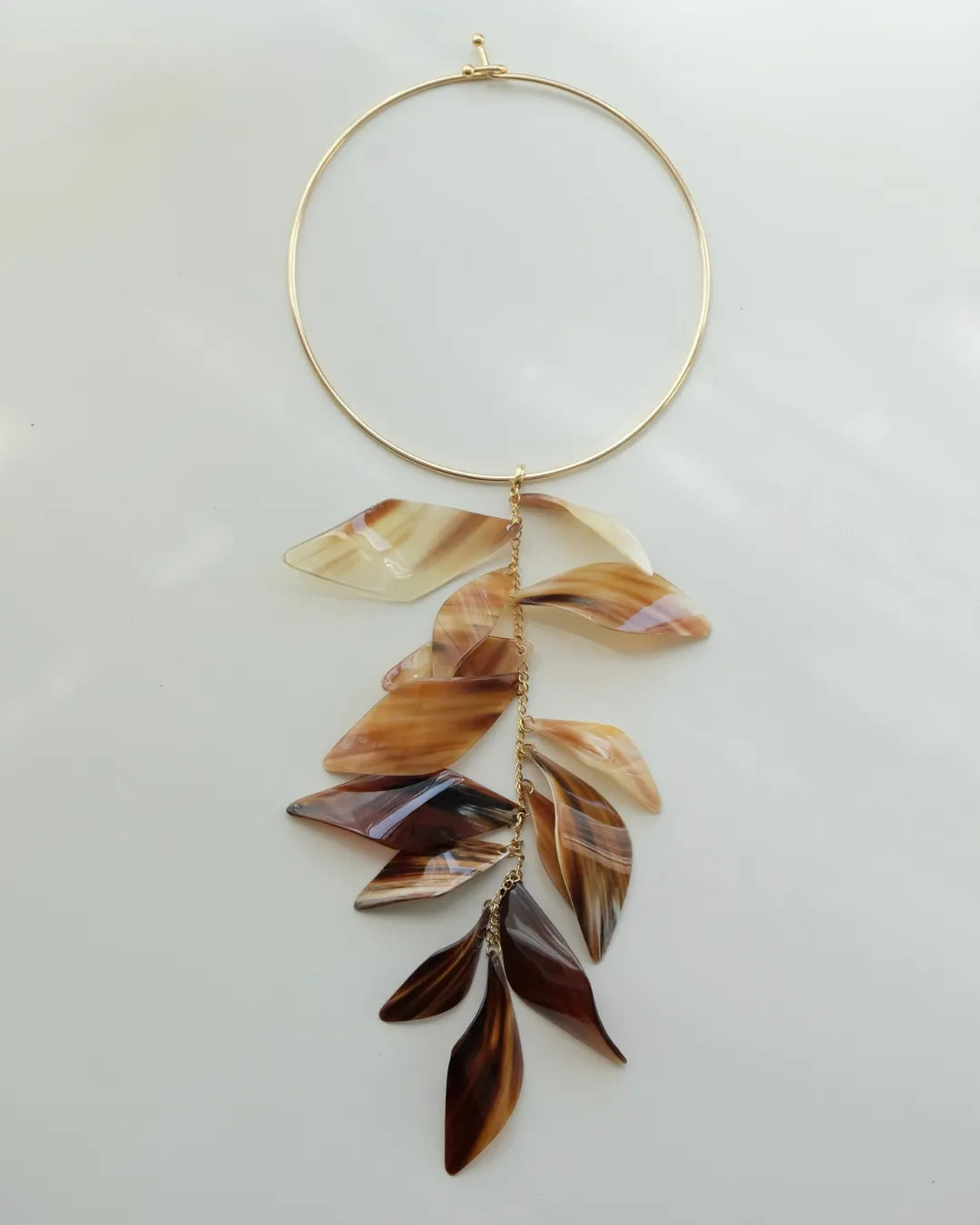 Serena Horn Necklace - Sand - Cōper Shop
