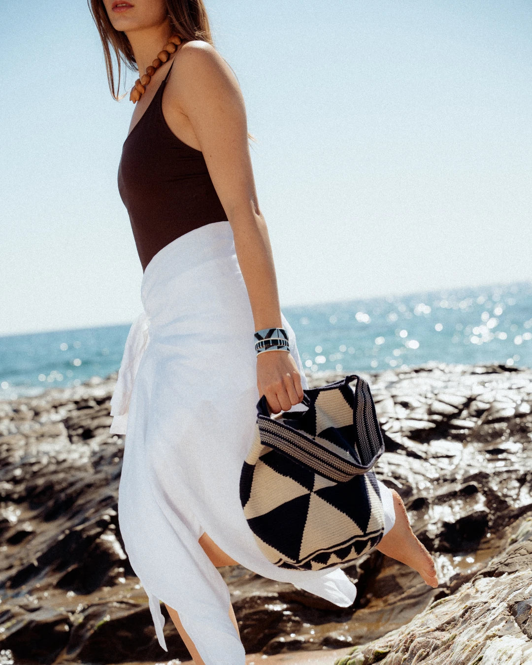 Irene 11 Wayuu Bag - Navy Blue - Cōper Shop