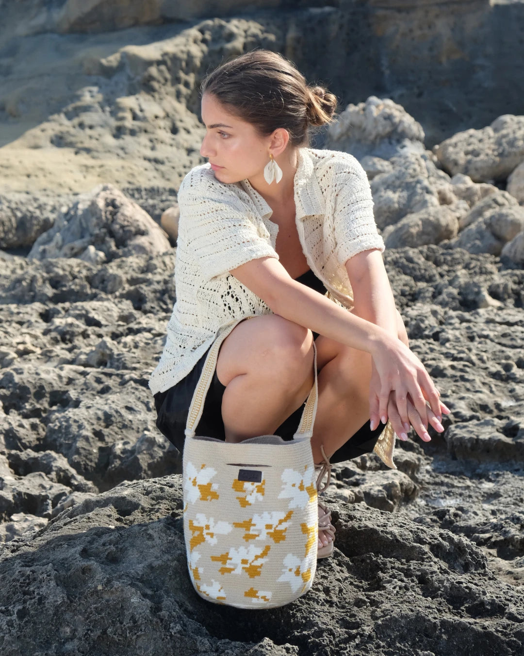 Irene Wayuu Bag N° 28 – Mustard Seed