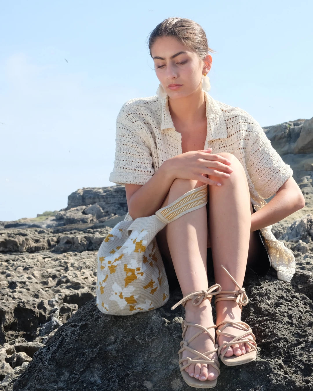 Irene Wayuu Bag N° 28 – Mustard Seed