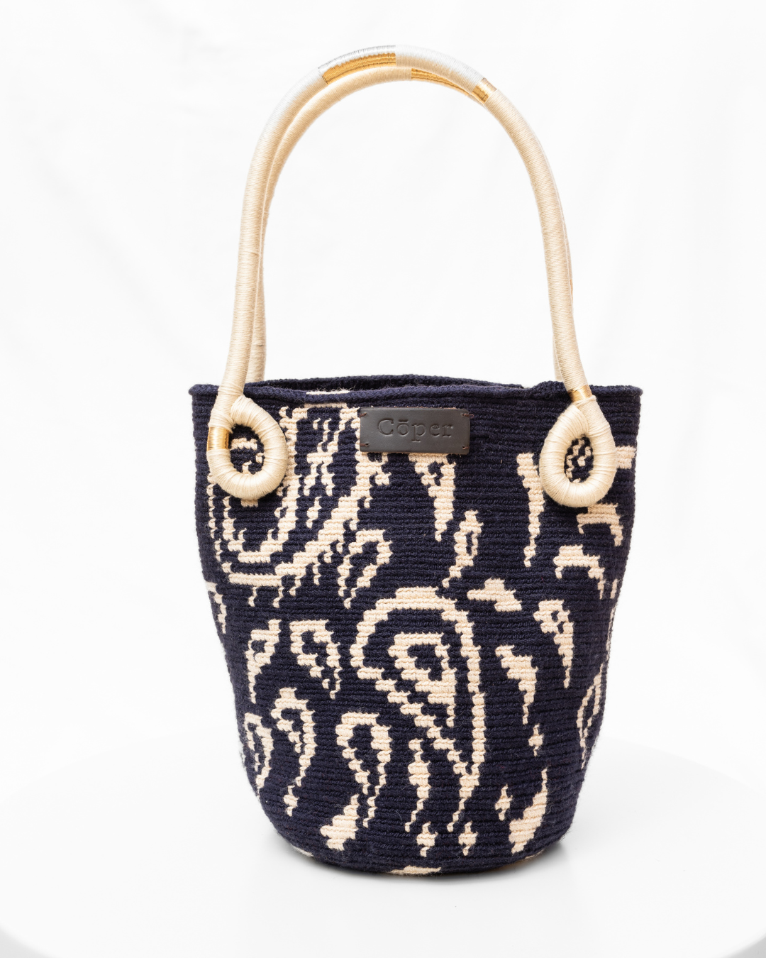 Casilda Wayuu Mini Bag - Navy - Cōper Shop