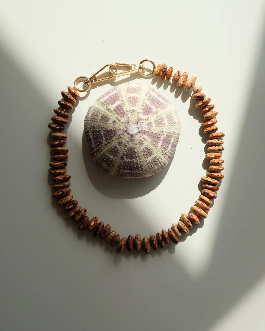 Agnes Natural Seeds Necklace - Brown
