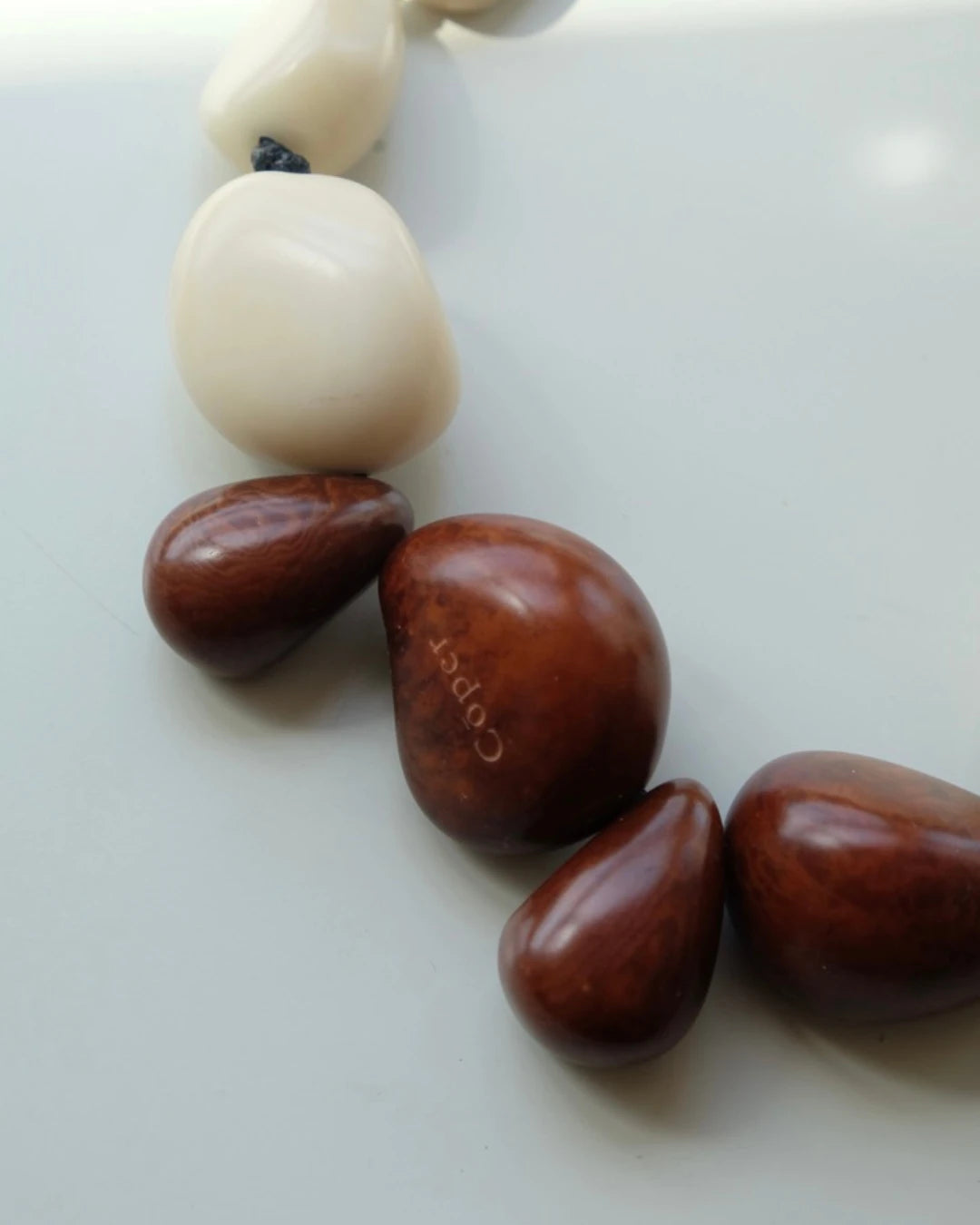 MARINA NECKLACE HONEY AMBER - Cōper Shop