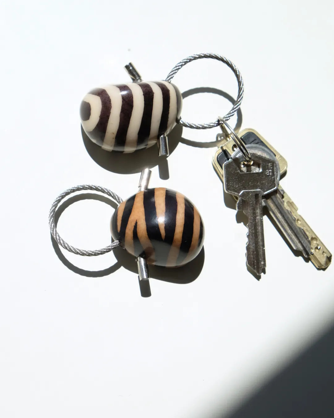 Tagua Keychain  | Brown