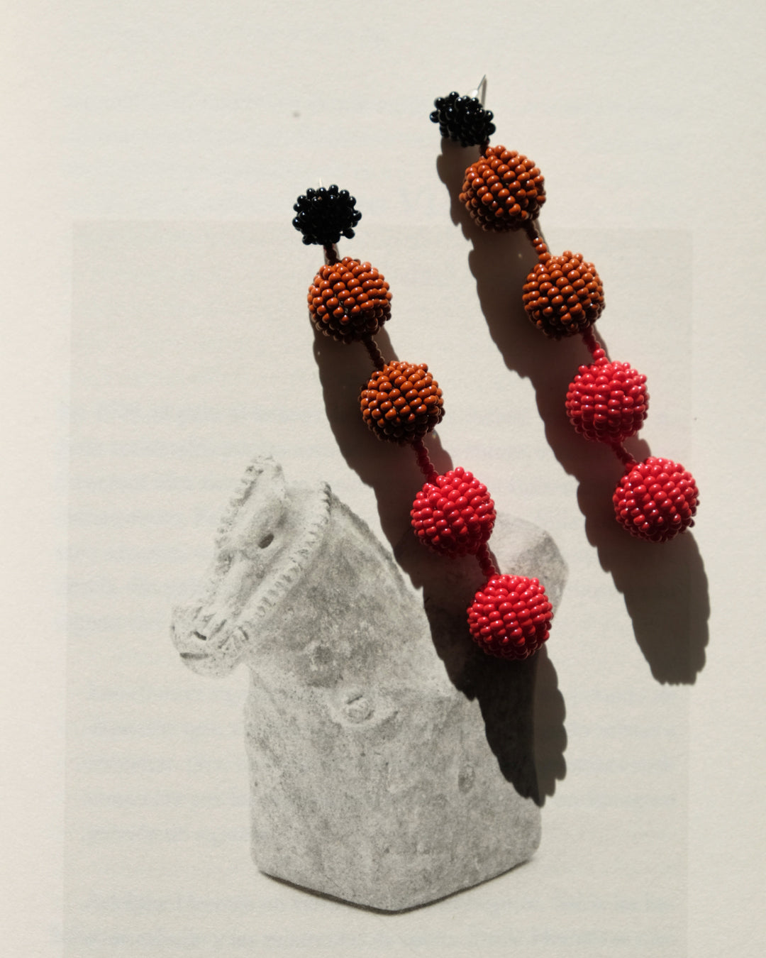 Vega Earrings | Burgundy - Cōper Shop