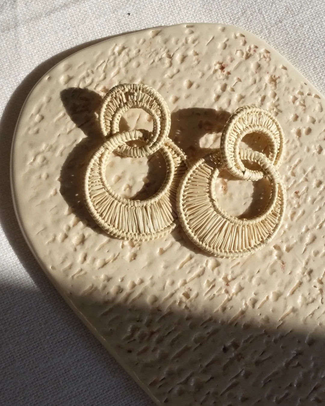 Carmina Earring  | Beige