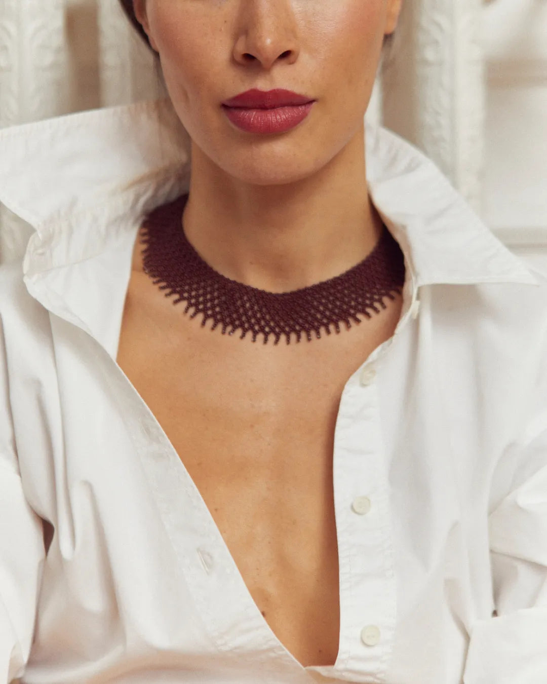 Leticia Necklace | Brown