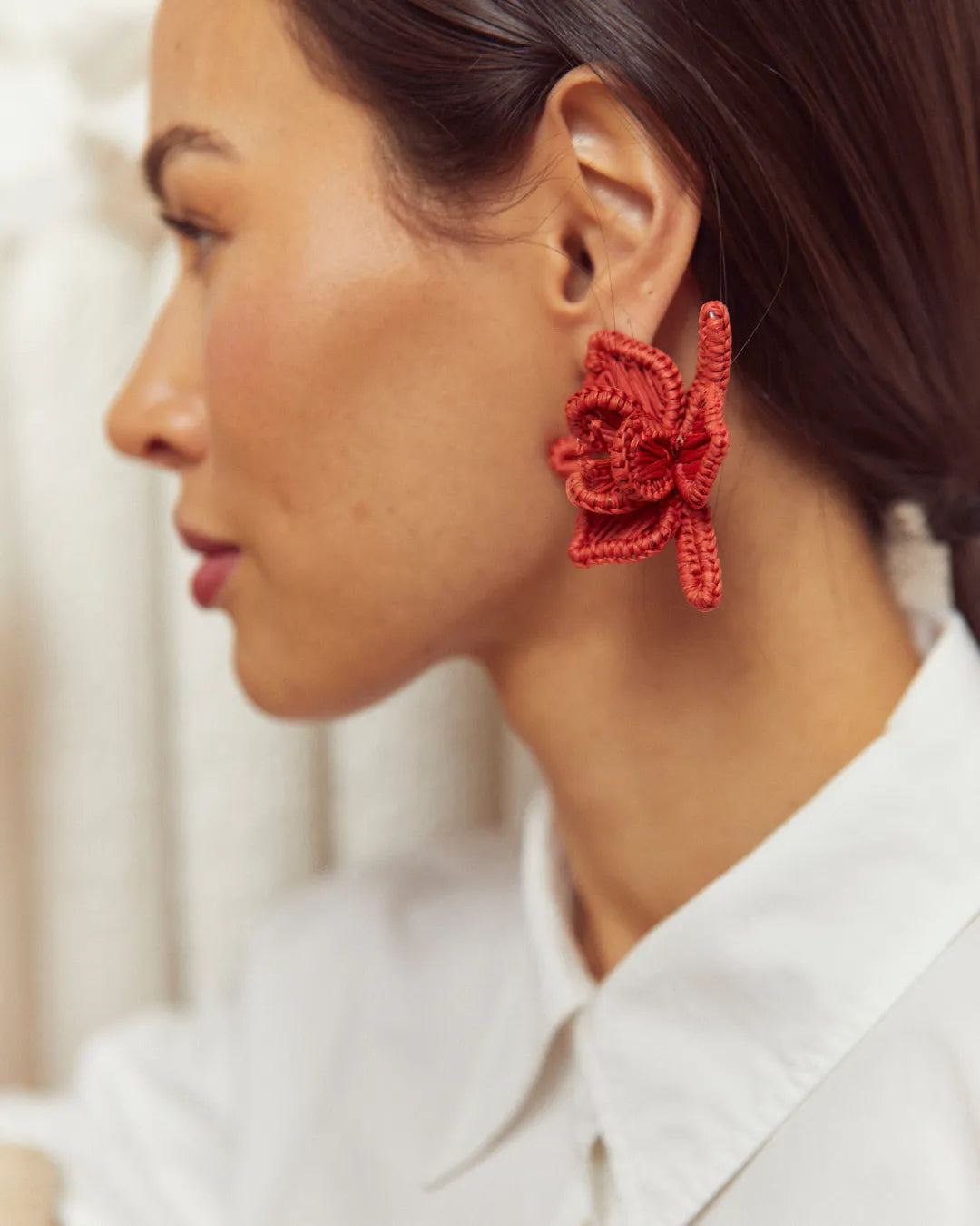 Orquidea Earring | Red