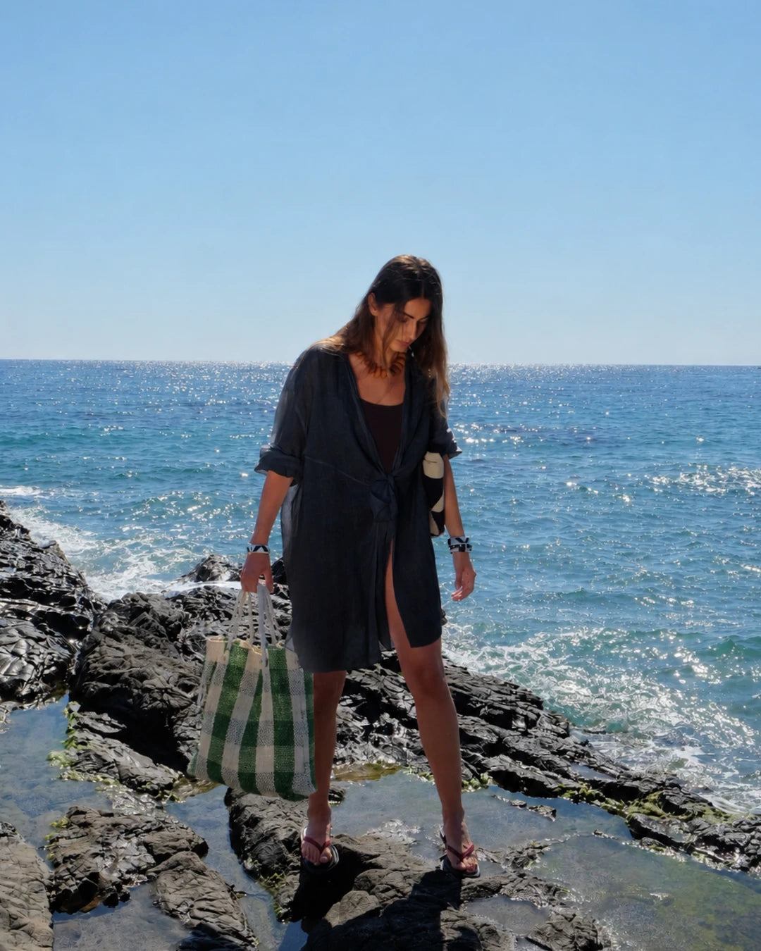 Rania Fique Tote Bag - Green