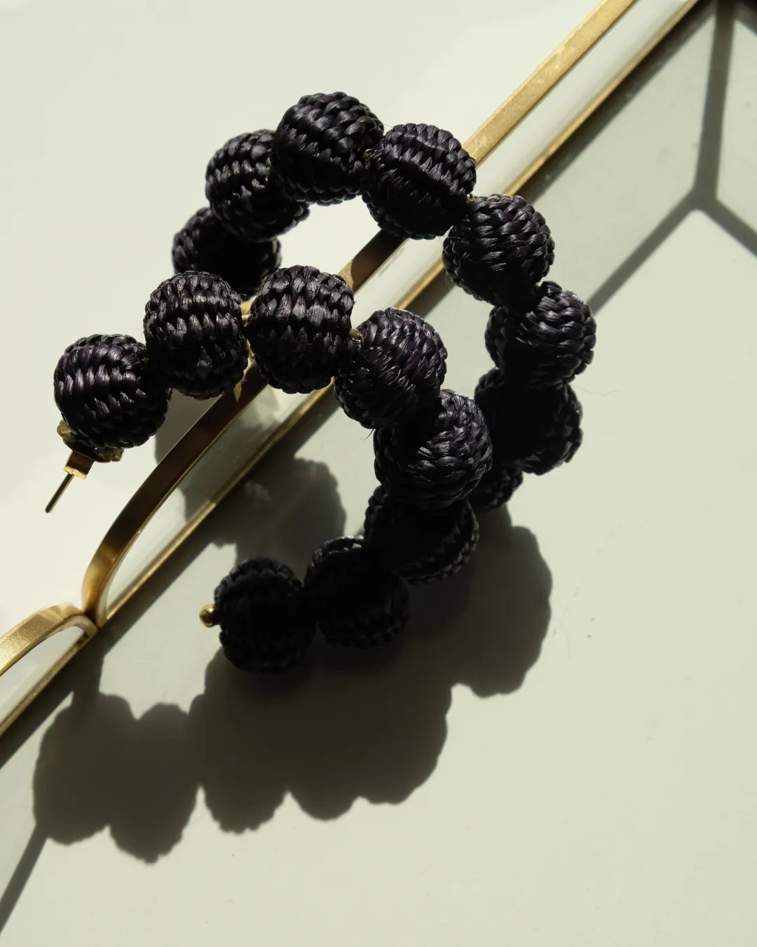 Verona Earrings  | Black