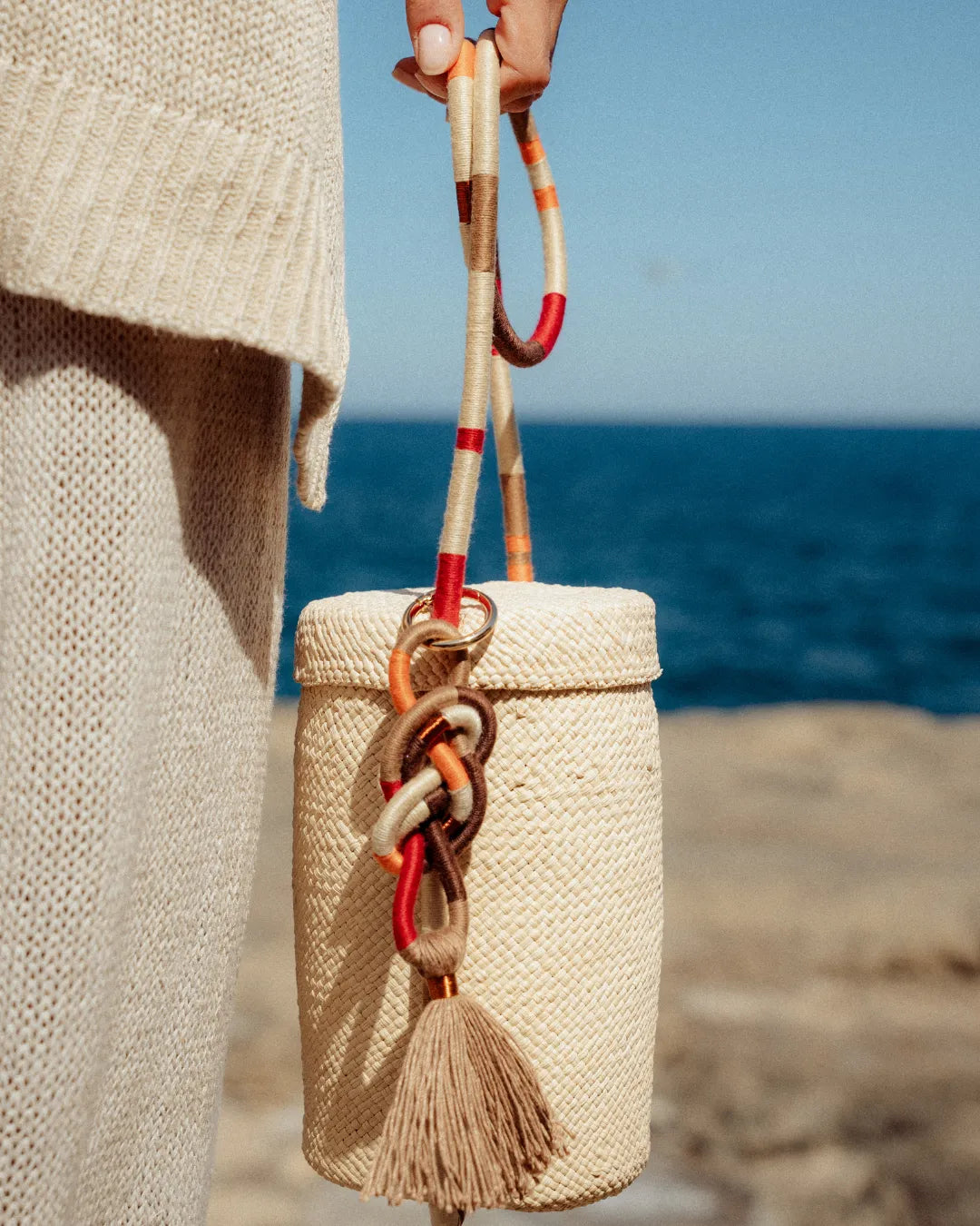 Cora Iraca Palm Bag - Beige - Cōper Shop