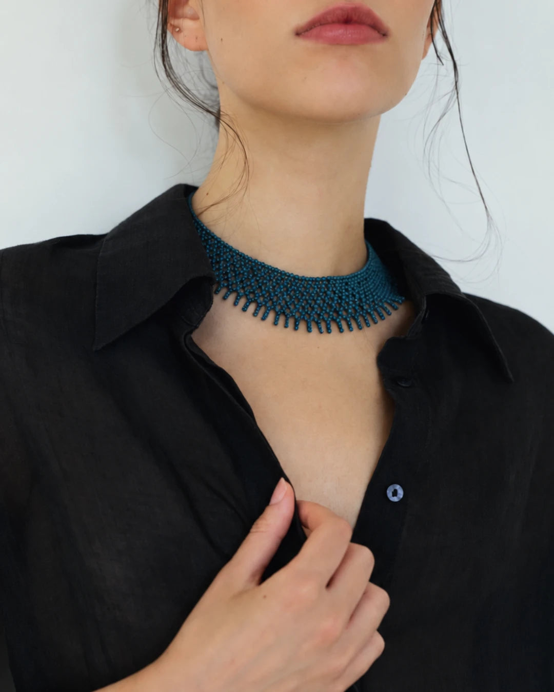 Collar Leticia | Marrón oscuro
